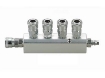 Picture of THB Quick Flow 1/2" Manifold - New Improved Steel Body -  Staright Type - 4 Way