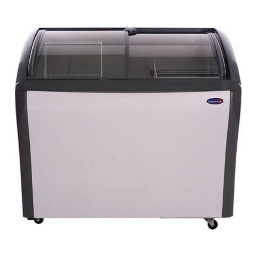 Picture of Fujidenzo Curved Glass Freezer FS 11 CDF