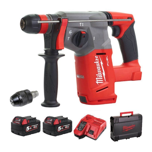 Picture of MILWAUKEE M18 Fuel 26mm Fixtec SDS+ Hammer Set M18CHX-502C