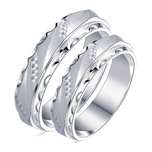 Picture of 925 Silver, Couple Ring- CS-051