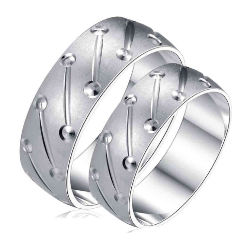 Picture of 925 Silver, Couple Ring- CS-054