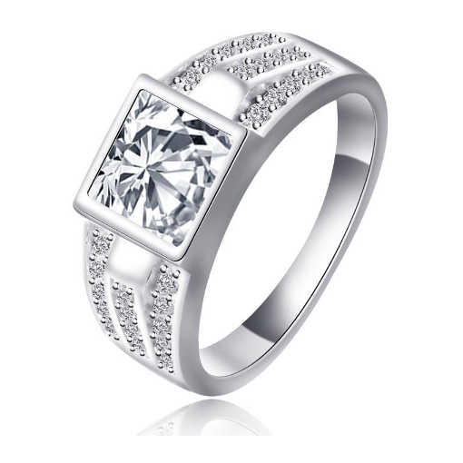 Picture of 925 Silver Jewelry,Mens Ring- SR-393