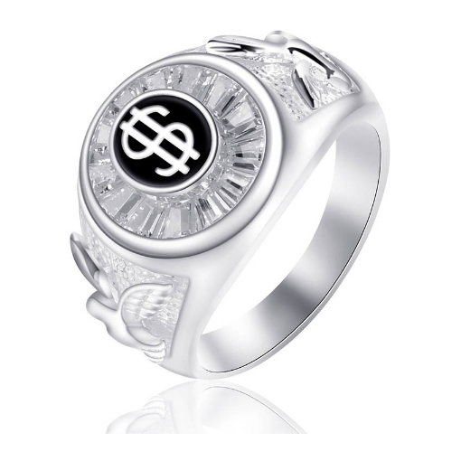 Picture of 925 Silver Jewelry,Mens Ring- SR-401