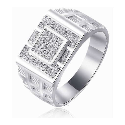 Picture of 925 Silver Jewelry,Mens Ring- SR-412