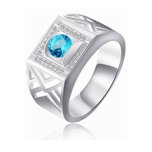 Picture of 925 Silver Jewelry,Mens Ring- SR-413