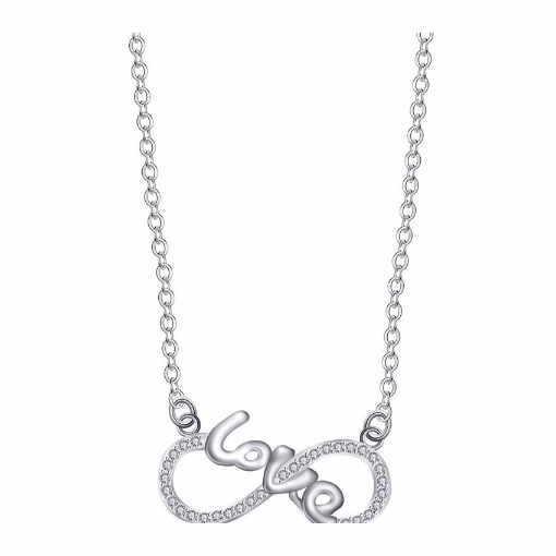 Picture of 925 Silver Jewelry,Center Chain Necklace- LN-057