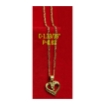 Picture of 18K Saudi Gold, Necklace with Pendant, Chain 0.88g, Pendant 0.38g, Size 18", 2805NH2