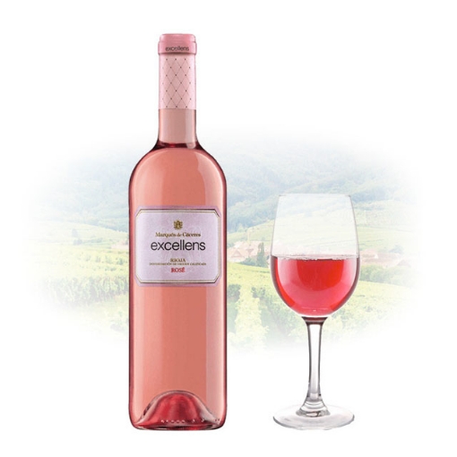 Picture of Marques de Caceres Excellens Rioja Rose Spanish Pink Wine 750 ml, MARQUESROSE