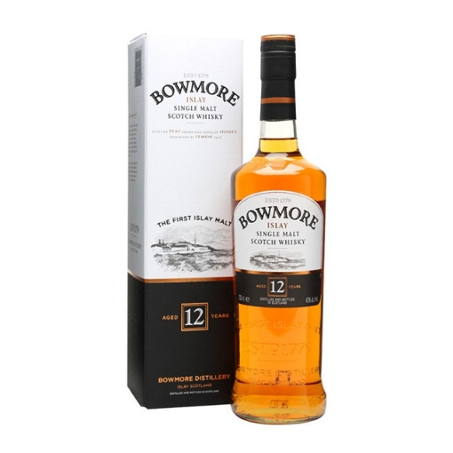 Picture of Bowmore 12 Year Old Single Malt Scotch Whisky 700 ml, BOWMORE12