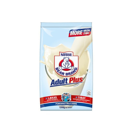 Picture of Nestle Bearbrand Adult Plus Milk Powder 1.2 kg, BEARBRANDADULT1.2