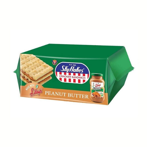 Picture of M.Y San Skyflakes Cracker Sandwich Peanut Butter 30g 5 packs, SKY03