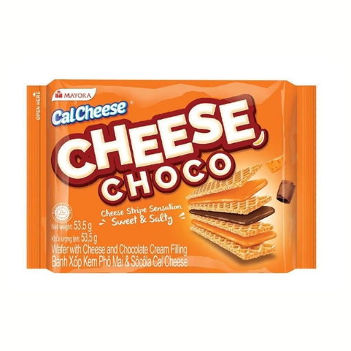 Picture of Cal Cheese Wafer Cheese Choco 53.5g, CAL52