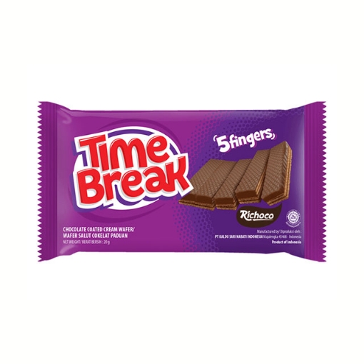 Picture of Richoco Time Break Chocolate 20g 10 packs, RIC29