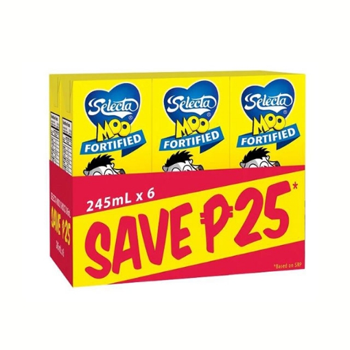 Picture of Selecta Moo Milk Chocolate 245 ml 6 pcs, SEL06A