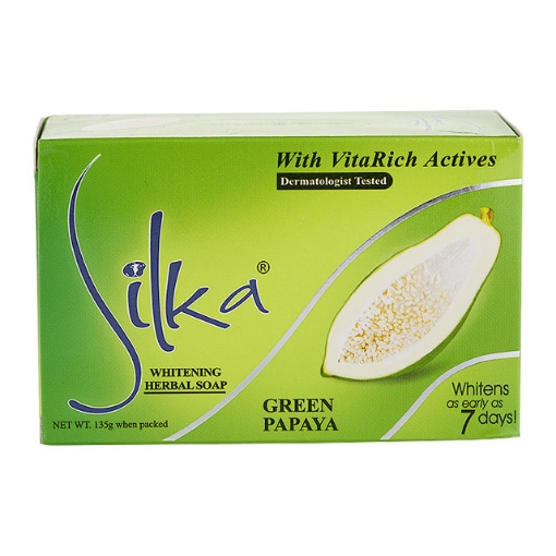 Picture of Silka Soap Papaya (Green) 135g, SIL61