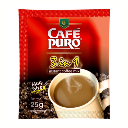 Picture of Cafe Puro Coffee 3-in-1 25g 10 pcs, CAF01