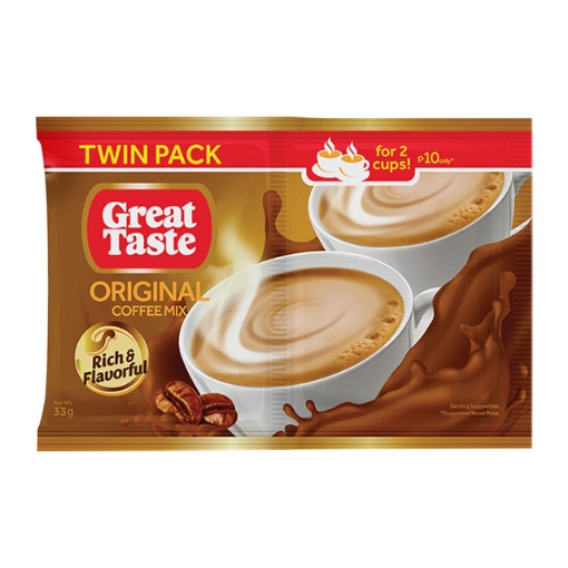 Picture of Great Taste 3-in-1 Twin Pack Original 33g 10 pcs, GRE05