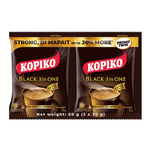 Picture of Kopiko Coffee Black Twin 60g 10 pcs, KOP25