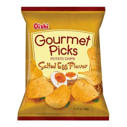 Picture of Oishi Gourment Potato Salted Chips 60g, OIS162