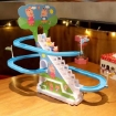 Picture of Children's Assembling Piggy Climbing Stairs with Automatic Track Slides Puzzle Toy, CTAPCSP