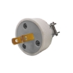 PVC Plug with Clamp (White)