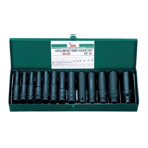 Picture of Hans 1/2 DR. Deep Impact Socket Set 13 Pcs. - Inches Size