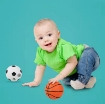 Baby Ball Small Basketball Small Football Baby Soft Ball 3pcs