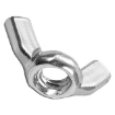 304 Stainless Steel Solid Wing Nut 