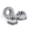 Picture of 304 Stainless Steel Flange Nut Inches Size 1/4 5/16 3/8 7/16 1/2 5/8 3/4 , FLBN