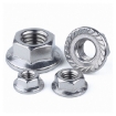 Picture of 304 Stainless Steel Flange Nut Inches Size 1/4 5/16 3/8 7/16 1/2 5/8 3/4 , FLBN