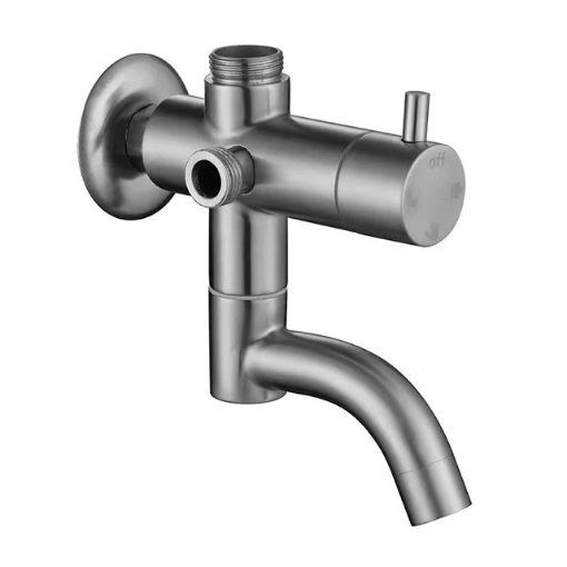 Picture of AXIS ON-WALL SHOWER BAR SET, ROUND STAINLESS STEEL AXS52S300S