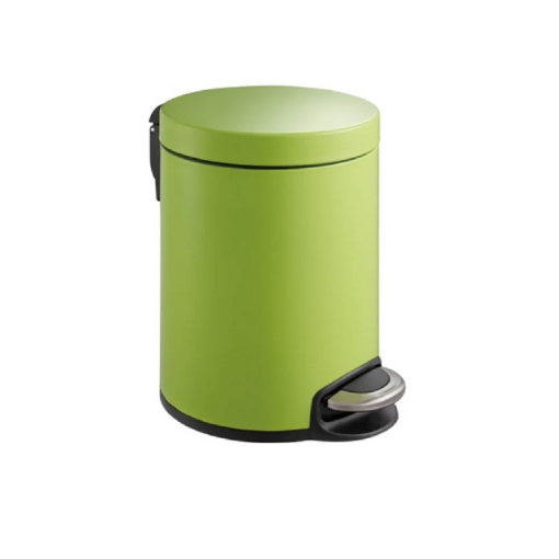 Picture of EKO STEP BIN SOFT CLOSE 5L STEEL LIME EKEK9225P5L