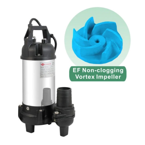 Picture of EVERGUSH SUBMERSIBLE VORTEX SEWAGE PUMP EF-05