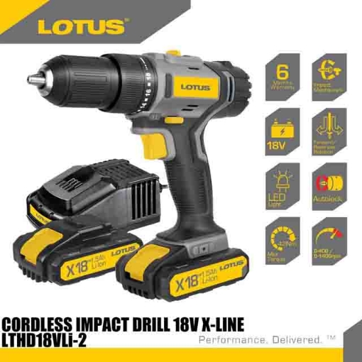 Picture of LOTUS Drill/Driver 12V X-LINE LTDD12VLi-2