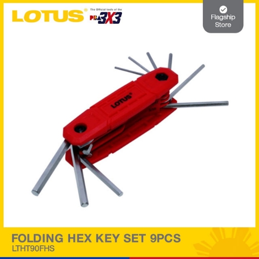 Picture of LOTUS 9pc Folding Hex Set (SAE) LTHT90FHS