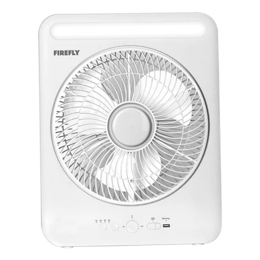 Picture of Firefly Rechargeable 12" 3-Speed Fan with Night Light-FEL653