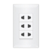 Picture of 3 Gang Universal Outlet Set, WS115