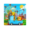 Picture of Wooden puzzle pieces children's puzzle pieces Wooden Animal Kindergarten Early Education