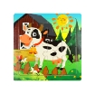 Picture of Wooden puzzle pieces children's puzzle pieces Wooden Animal Kindergarten Early Education