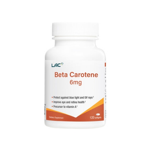 Picture of LAC VITAMINS Beta Carotene 6mg (120 softgels)